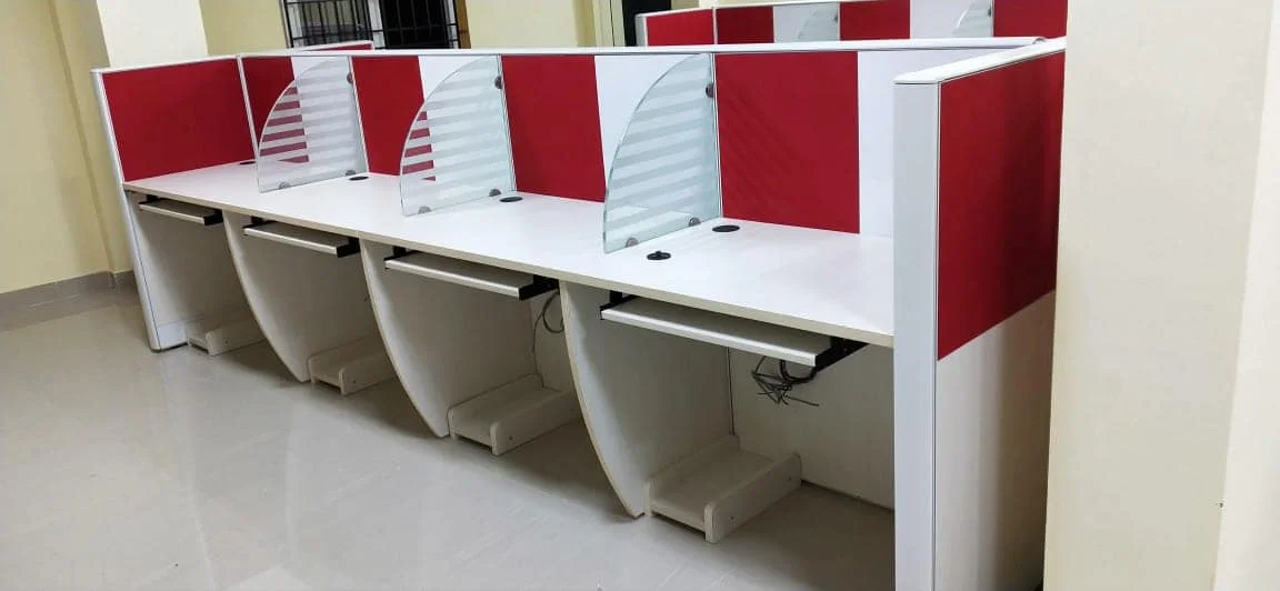 office linear workstation and furniture in chennai