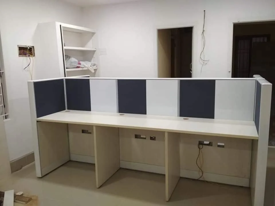 back to back modern office workstation in chennai